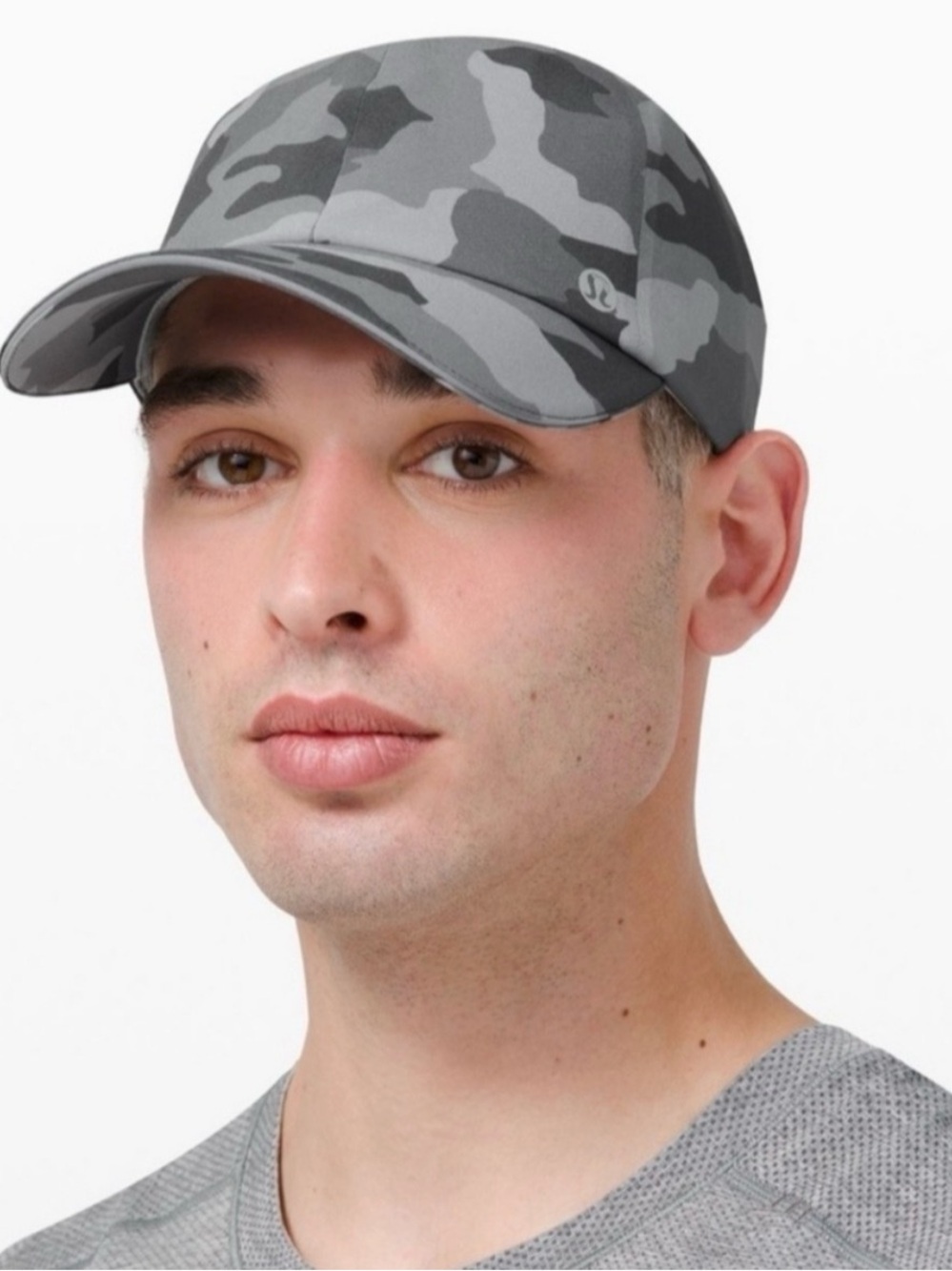 lululemon athletica Gray Camo Baseball Hat